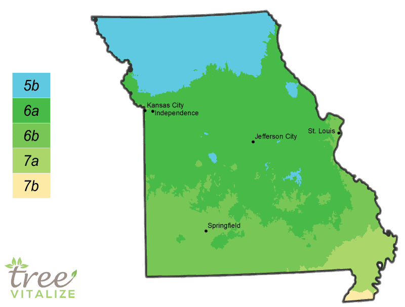 Planting Zones Missouri Hardiness, Gardening & Climate Zone